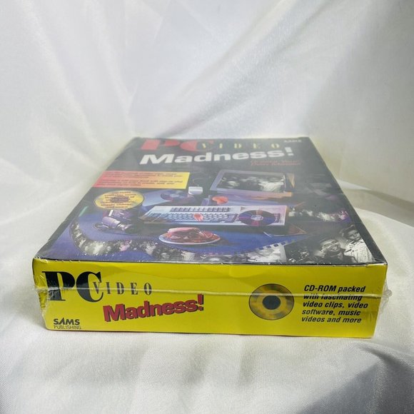 PC Video Madness For Windows 3.1 Sams Publishing Box Set Movie Create Cd-rom - Picture 6 of 9